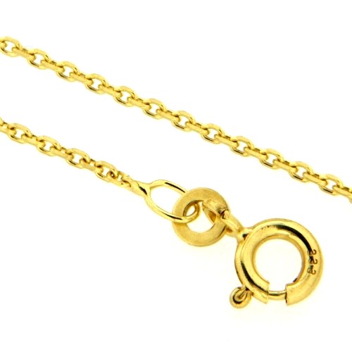 Ankerkette 1,3mm Gold 333