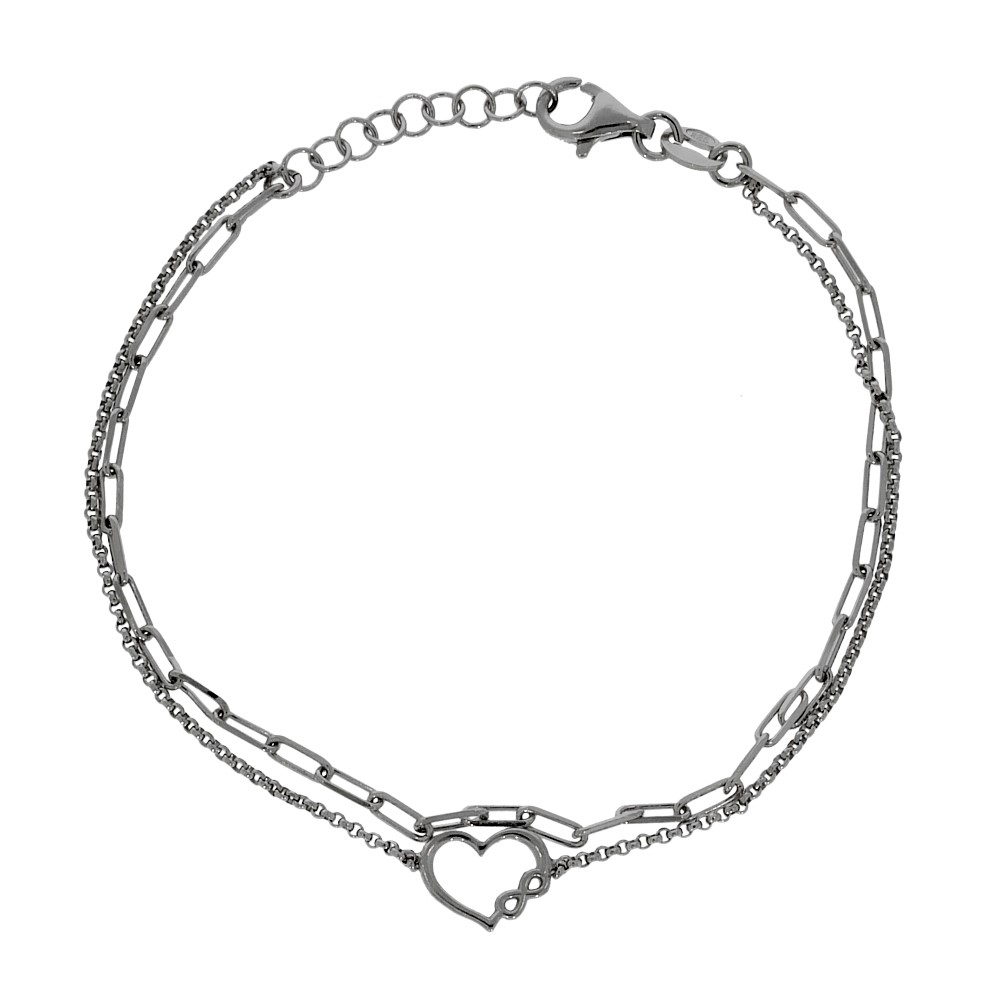 Armband Silber 925 rhodiniert