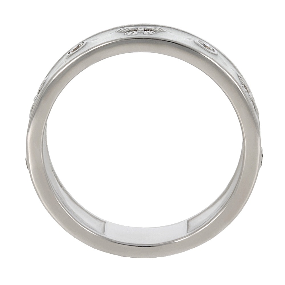 Damenring Silber 925 rhodiniert