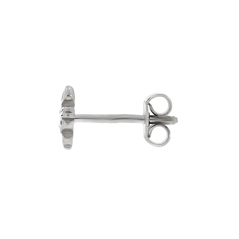 Kinderohrstecker Silber 925 rhodiniert