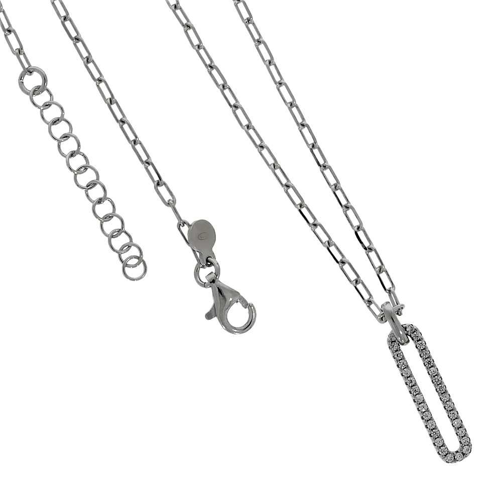 Collier Silber 925 rhodiniert