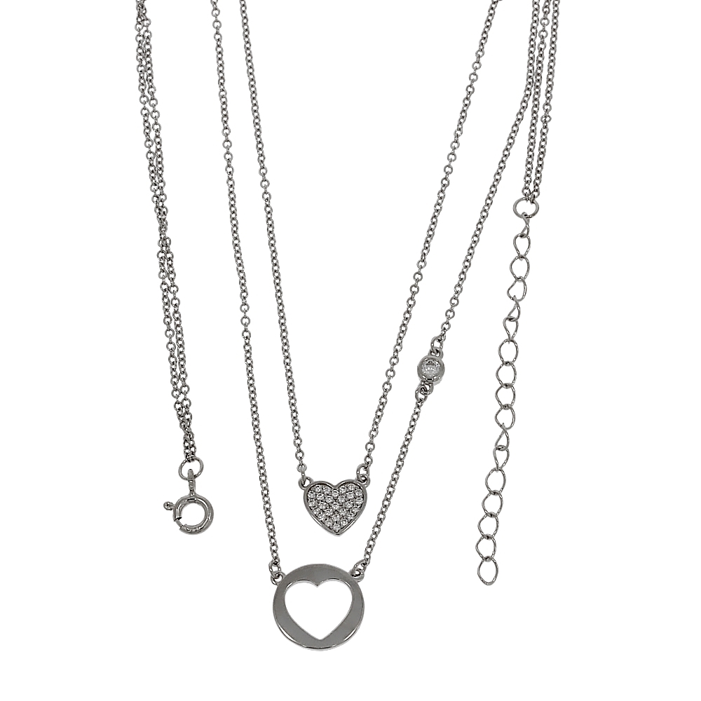 Collier Silber 925 rhodiniert