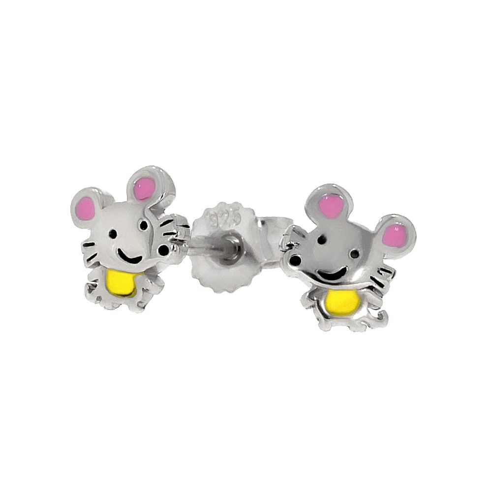 Kinderohrstecker Silber 925 rhodiniert