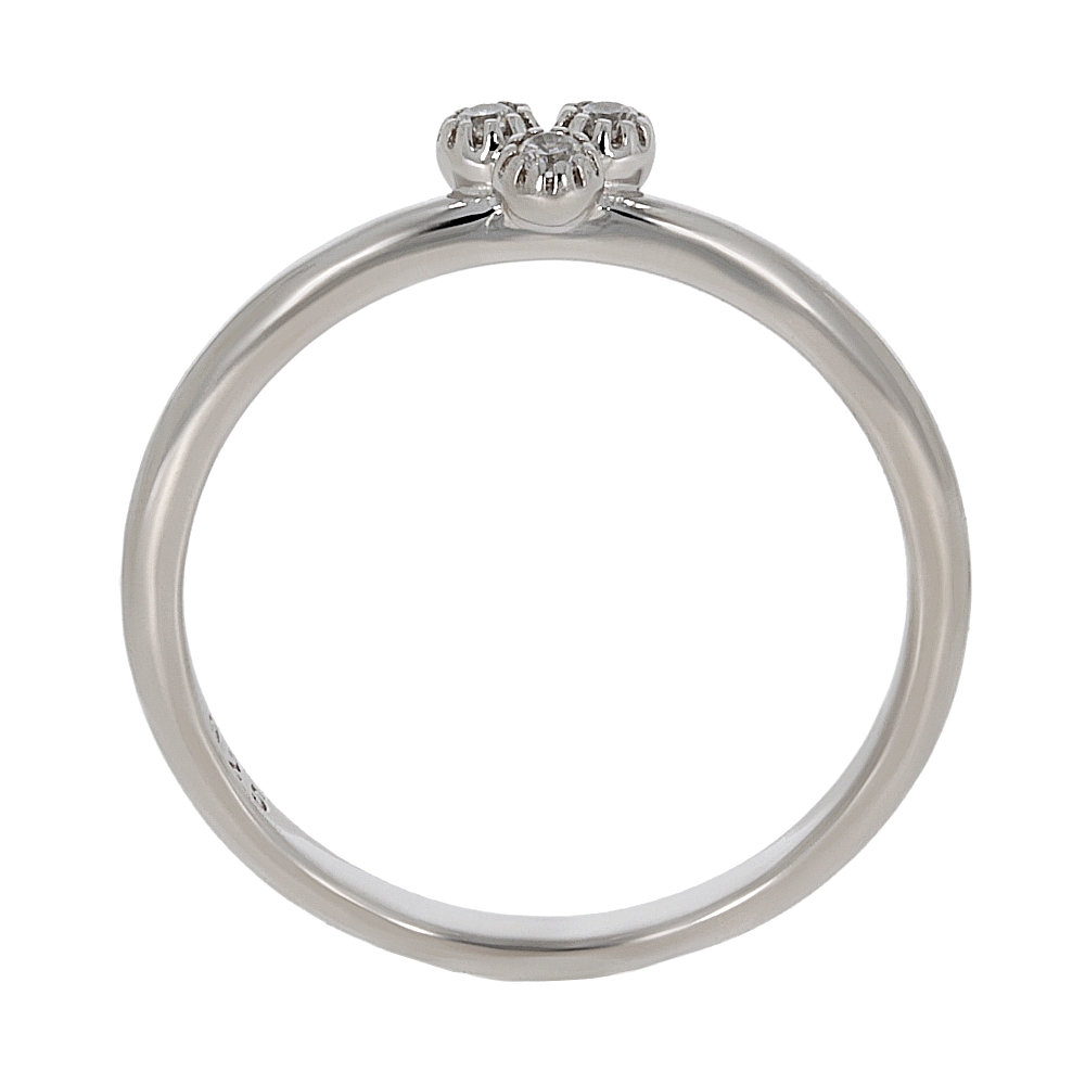 Damenring Silber 925 rhodiniert