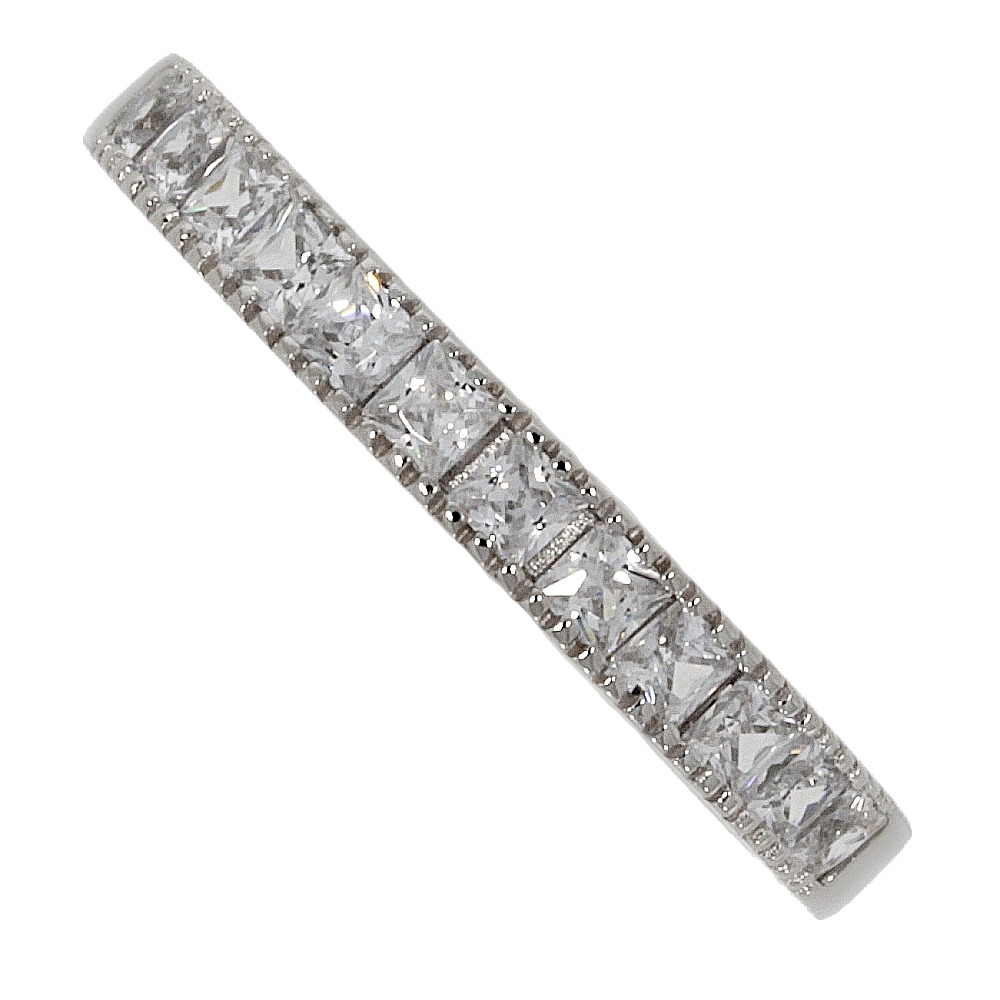 Damenring Silber 925 rhodiniert