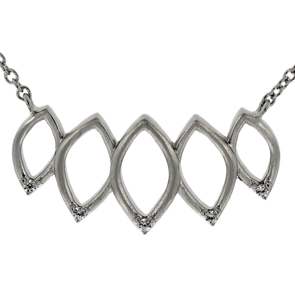 Collier Silber 925 rhodiniert