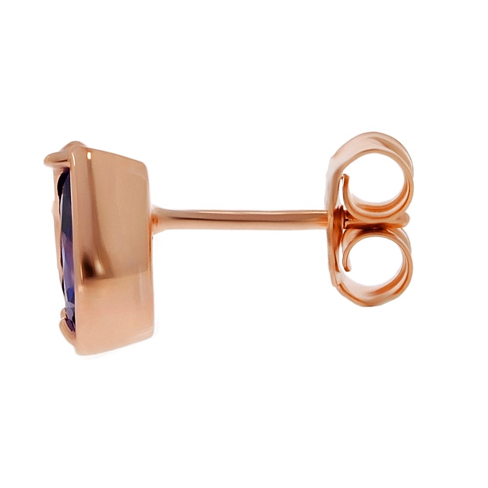 Ohrstecker Silber 925 rosé vergoldet